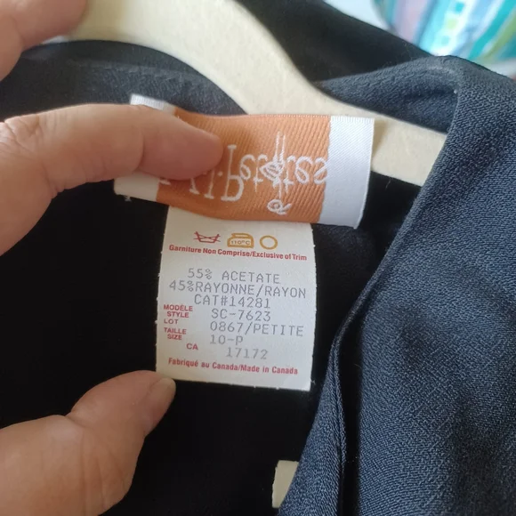 Vintage Black Mini Dress - Picture 4 of 4